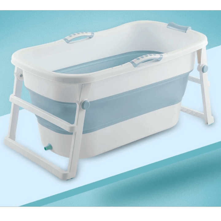 107X59X53Cm Folding Bathtub Portable Bathroom Large Capacity Soaking PVC Tub SPA Tub - MRSLM