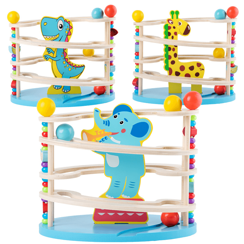 Parent-Child Interactive Leisure Tabletop Ball-And-Ball Building Block Game