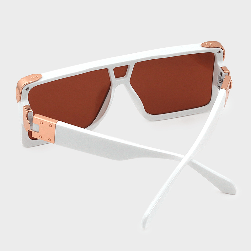 Women One-Piece Square Shape Full Frame Personality Casual Outdoor UV Protection Sunglasses