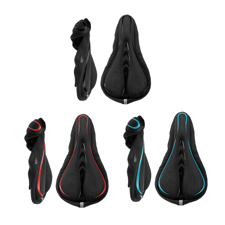 Coolchange Road MTB Mountain Bike Bicycle Saddle Silicone Seat Soft Padded Cushion Cover