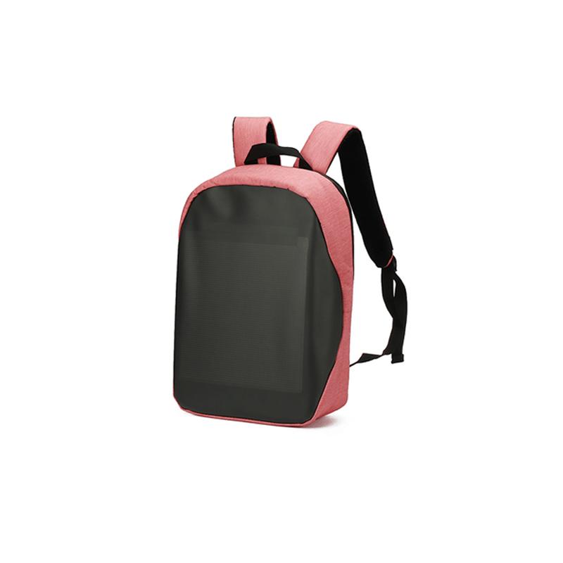 25*25Cm Wifi Connection Intelligent Technology Luminous Backpack Electronic Screen LED TPU Large Capacity Backpack