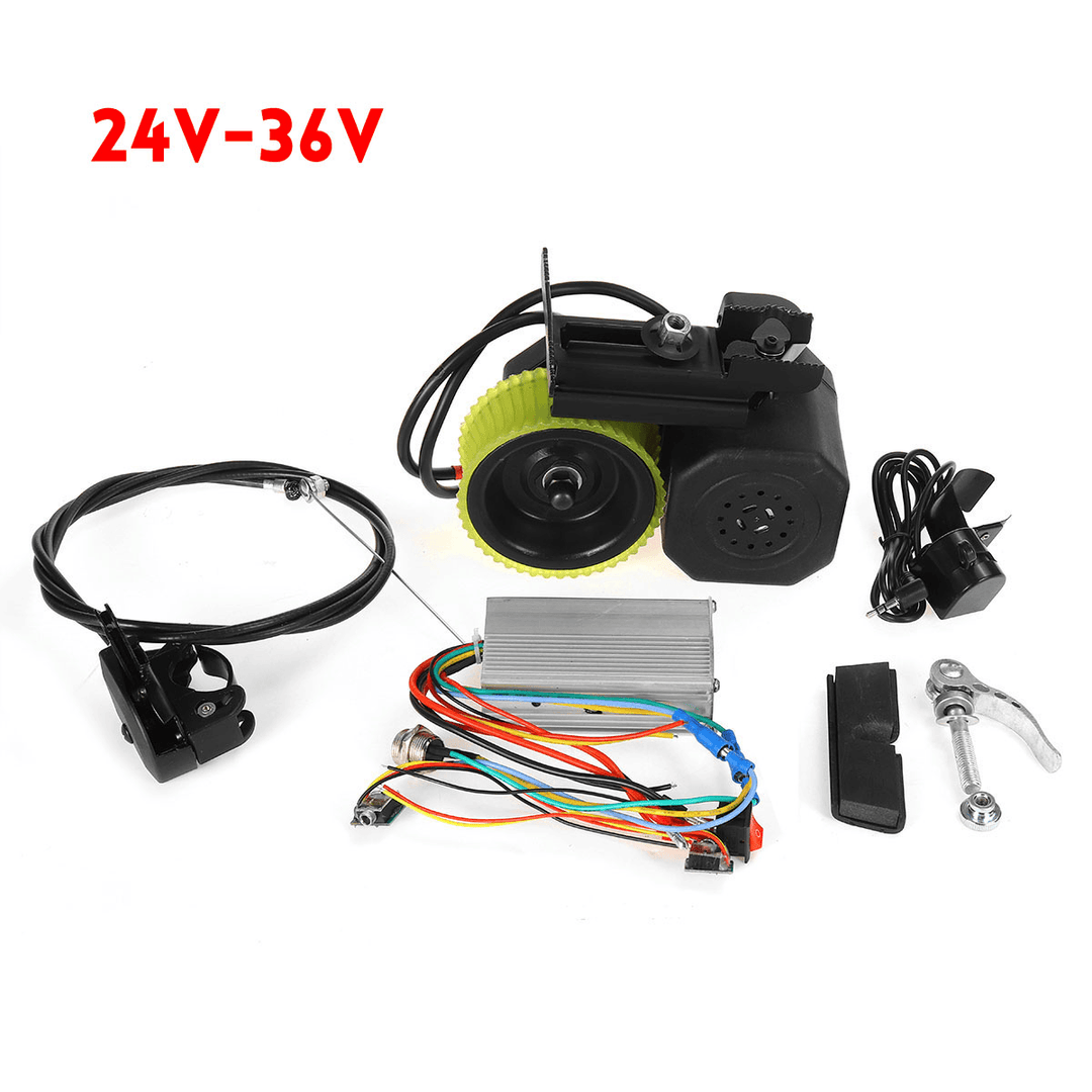 200W DIY Electric Bike Conversion Kit Motor Controller Clutch Switch Mounting Baffle Booster for Electric Mountain Bicycle Modification