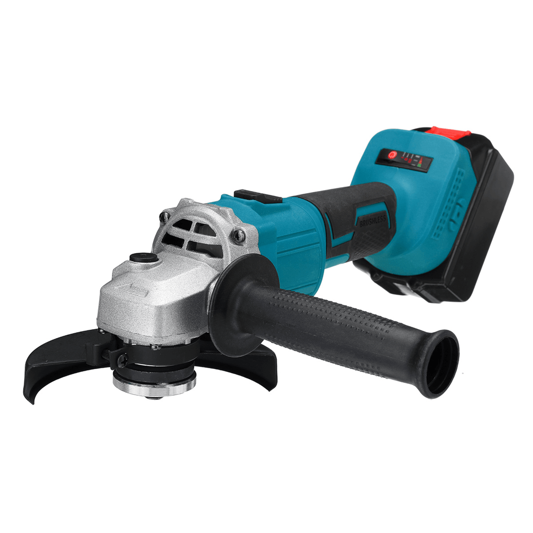 125Mm Brushless Cordless Angle Grinder 3 Gears Polishing Grinding Cutting Tool with Battery Also for Makita 18V Battery