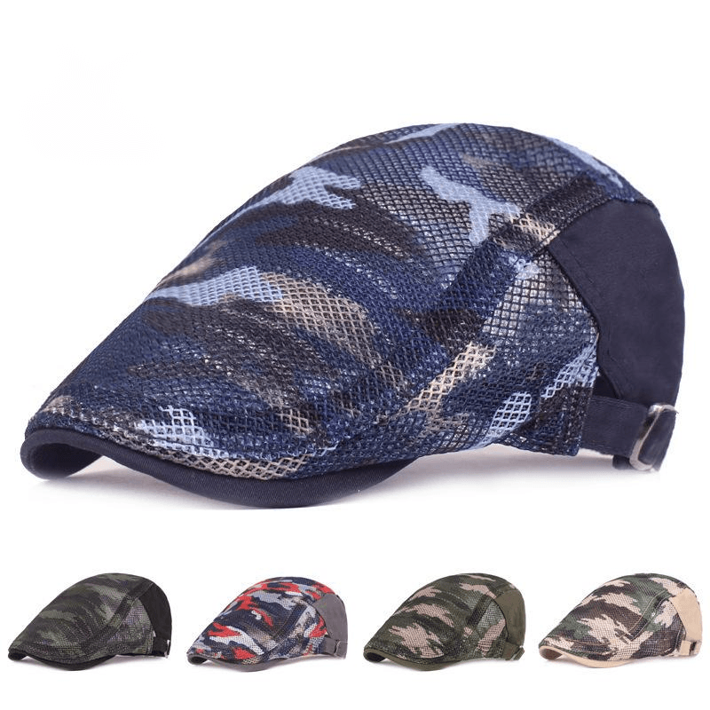 Mesh Summer Camouflage Mesh Beret