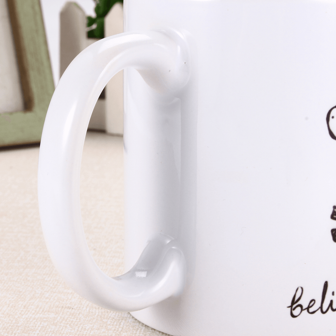 350Ml Funny Novelty Unicorn Ceramic Coffee Mug Always Believes in You Home Office Cup