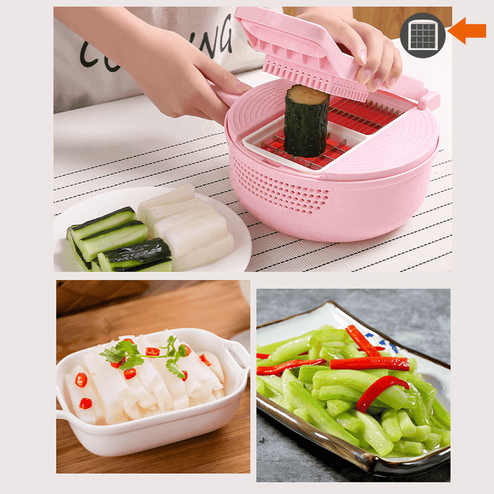 9 in 1 Multifunctional Easy Food Chopper Cutter Vegetable Cutter Blender Chopper Slicer