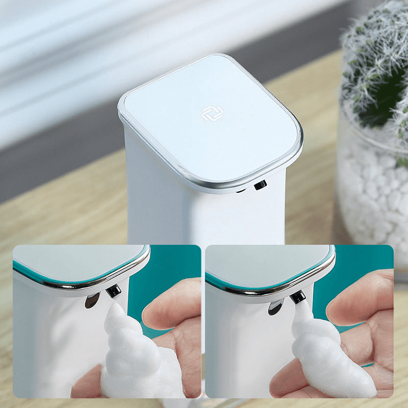 280ML Auto IR Inductive Touchless Foaming Liquid Soap Dispenser IPX4 Waterproof 0.25S Quick Sensing Hand Sanitizer Bubble Washer