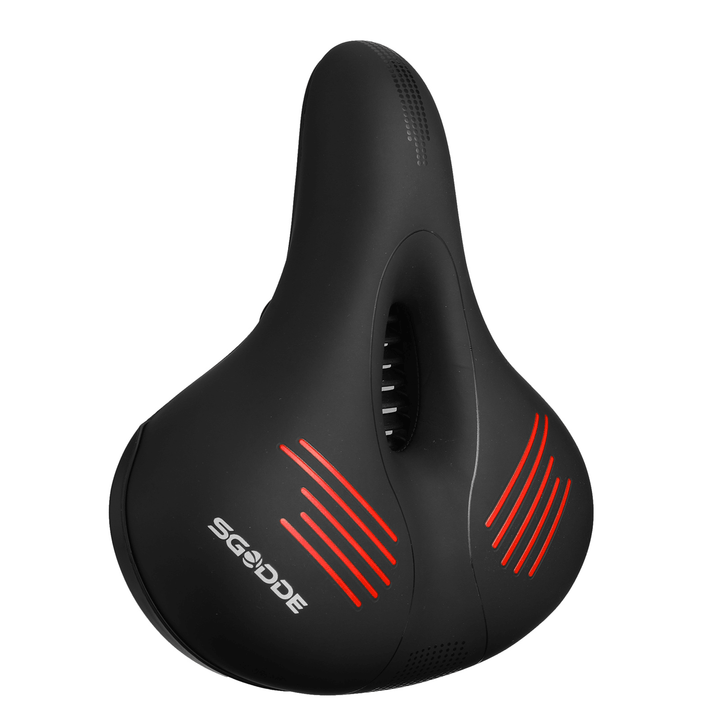 SGODDE Bike Seat Cushion Comfort Breathable Wide Bicycle Saddle for MTB Road Bike with Waterproof Cover