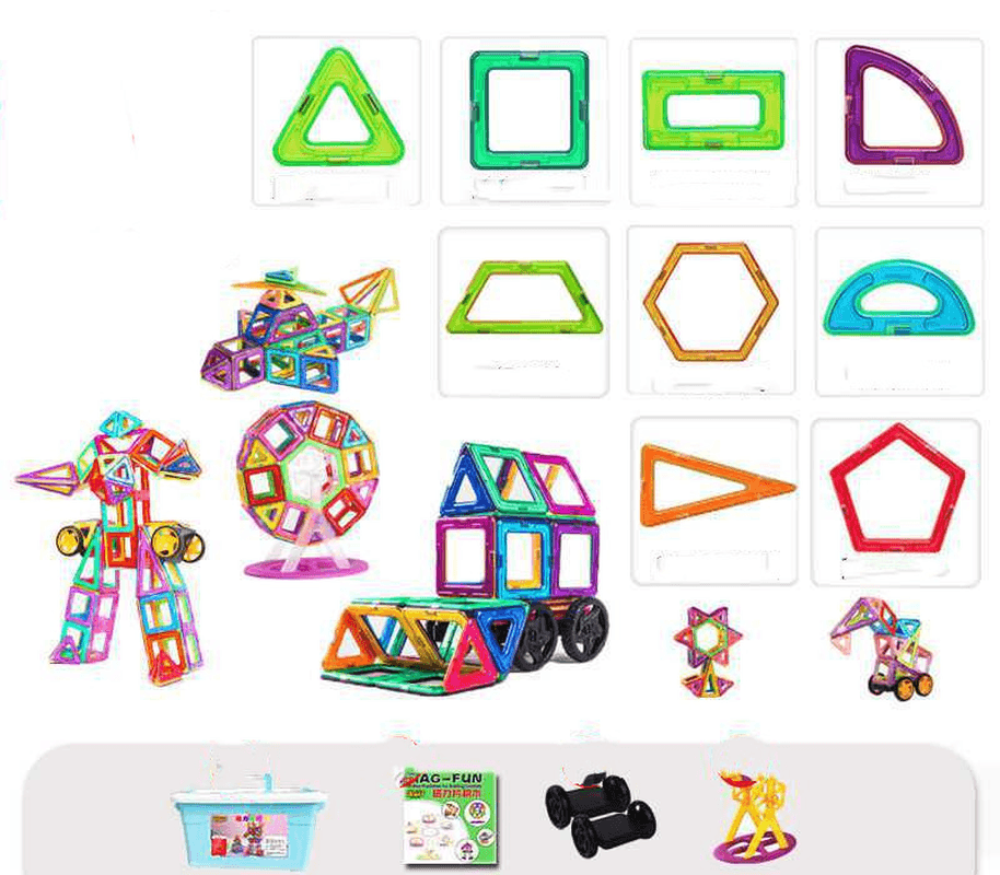 Lifting Magnetic Piece Building Blocks Children'S Toys