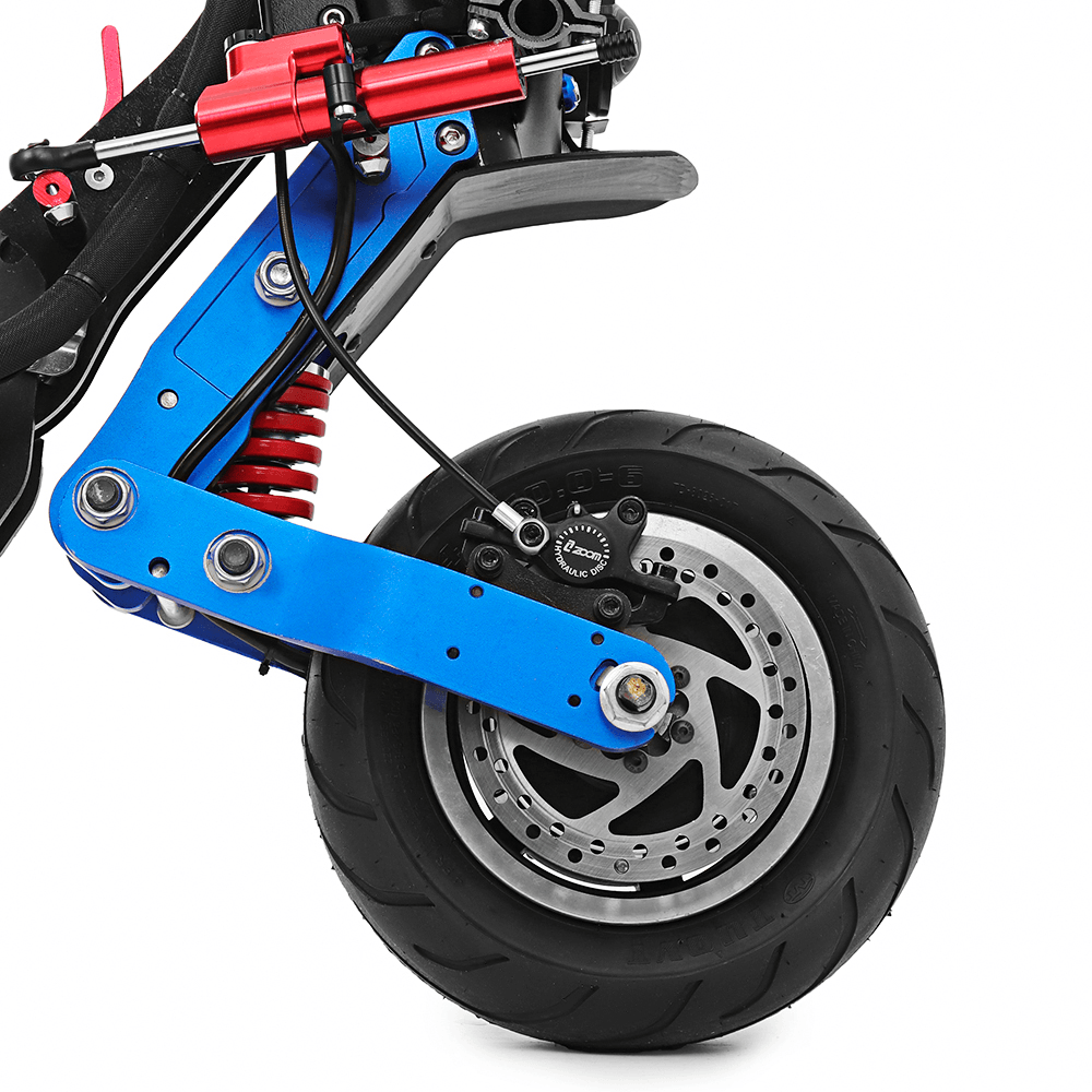 LAOTIE¬Æ ES19 Steering Damper 60V 38.4Ah Battery 6000W Dual Motor Electric Scooter 100Km/H Top Speed 135Km Mileage 10X4.5Inch Wide Wheel Electric Scooter