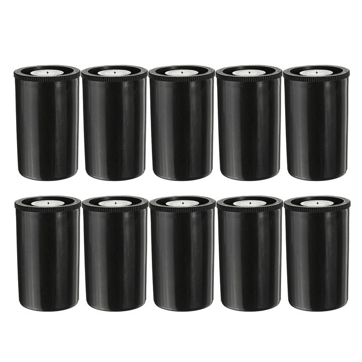 10Pcs Empty Black White Bottle 35Mm Film Cans Canisters Containers for Kodak Fuji - MRSLM