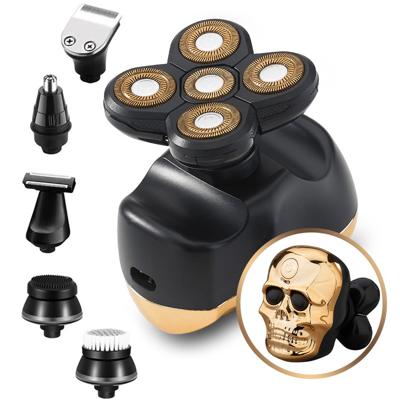 Six-In-One Electric Razor Bald Artifact Set