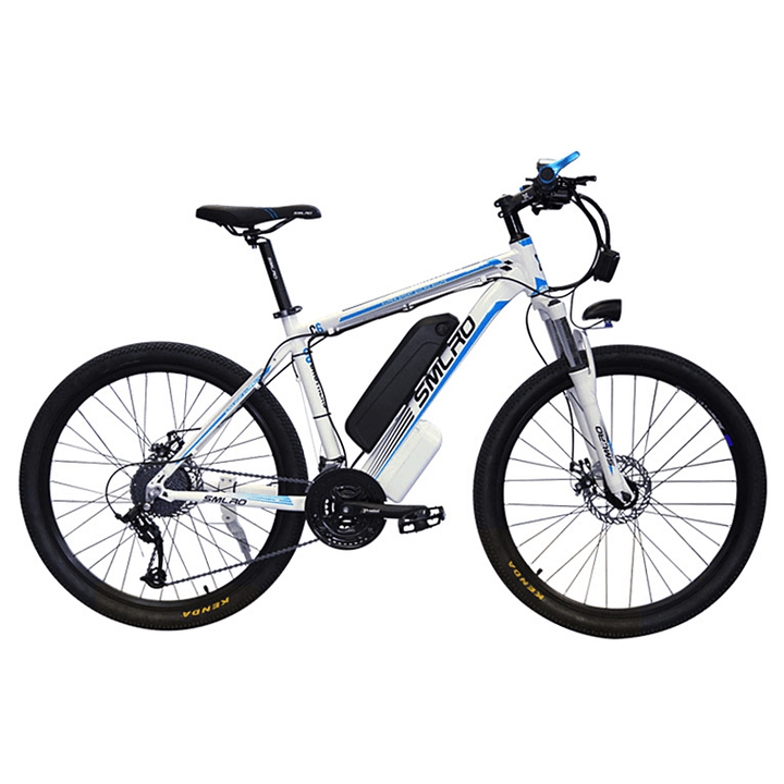 SMLRO C6 48V 13Ah 1000W 26In Electric Moped Bicycle Electric Bike 35Km/H Max Speed 60Km Max Range E Bike