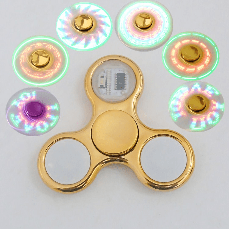 Fingertip Spinner High Speed Adult Finger Decompression Luminous Luminous Toy with Light