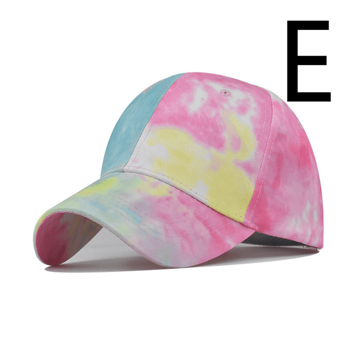 Tie-Dyed Cotton Men'S and Women'S Baseball Caps