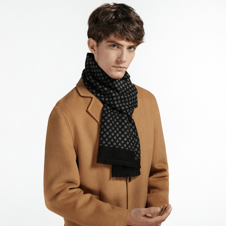 Men'S Extended Cashmere All-Match Warm Scarf