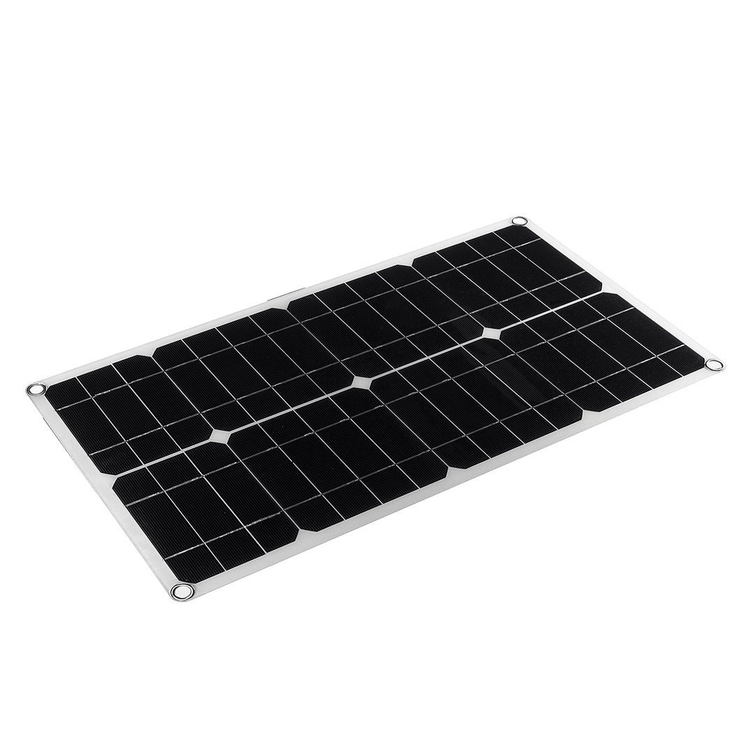 50W Solar Panel Solar Cells Poly Solar Panel Dual USB Output for Car Yacht 18/12/5V Battery Boat Charger