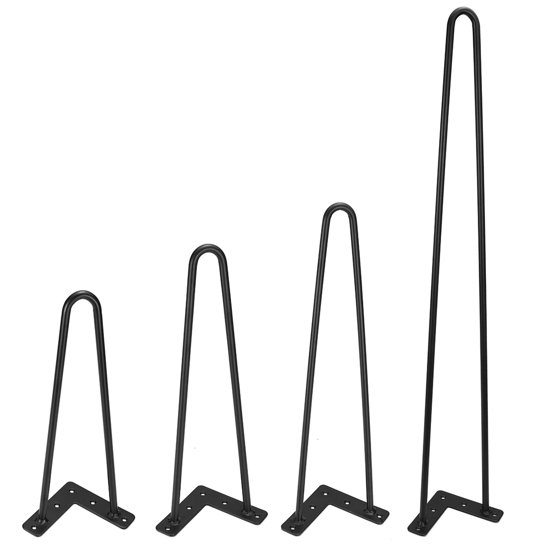 4Pcs Hairpin Legs Set Simple Metal Desk Chair DIY Leg Accessories Set for Home Office Decoration