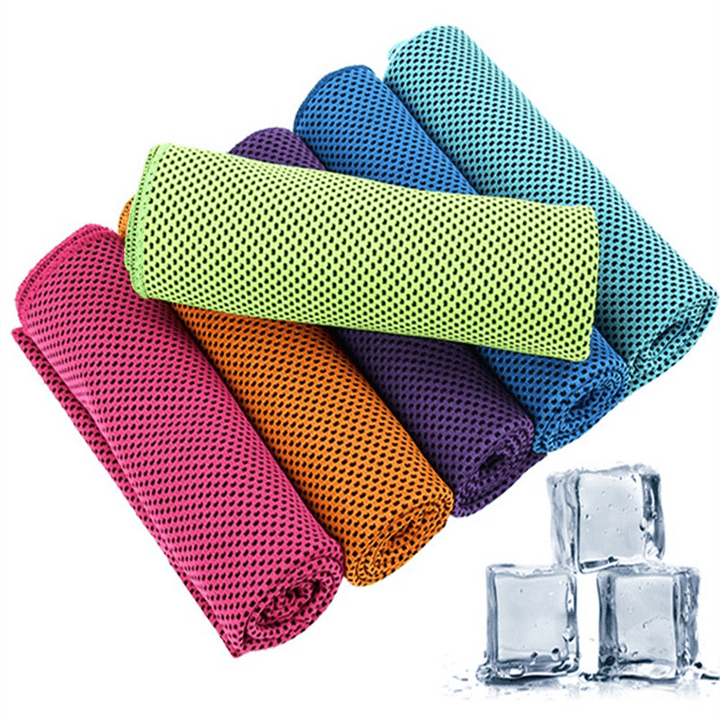 30X90Cm 16℃ Microfiber Portable Quick-Drying Sports Towel Travel Jogger Cloth Camping Swimming Gym Washcloth