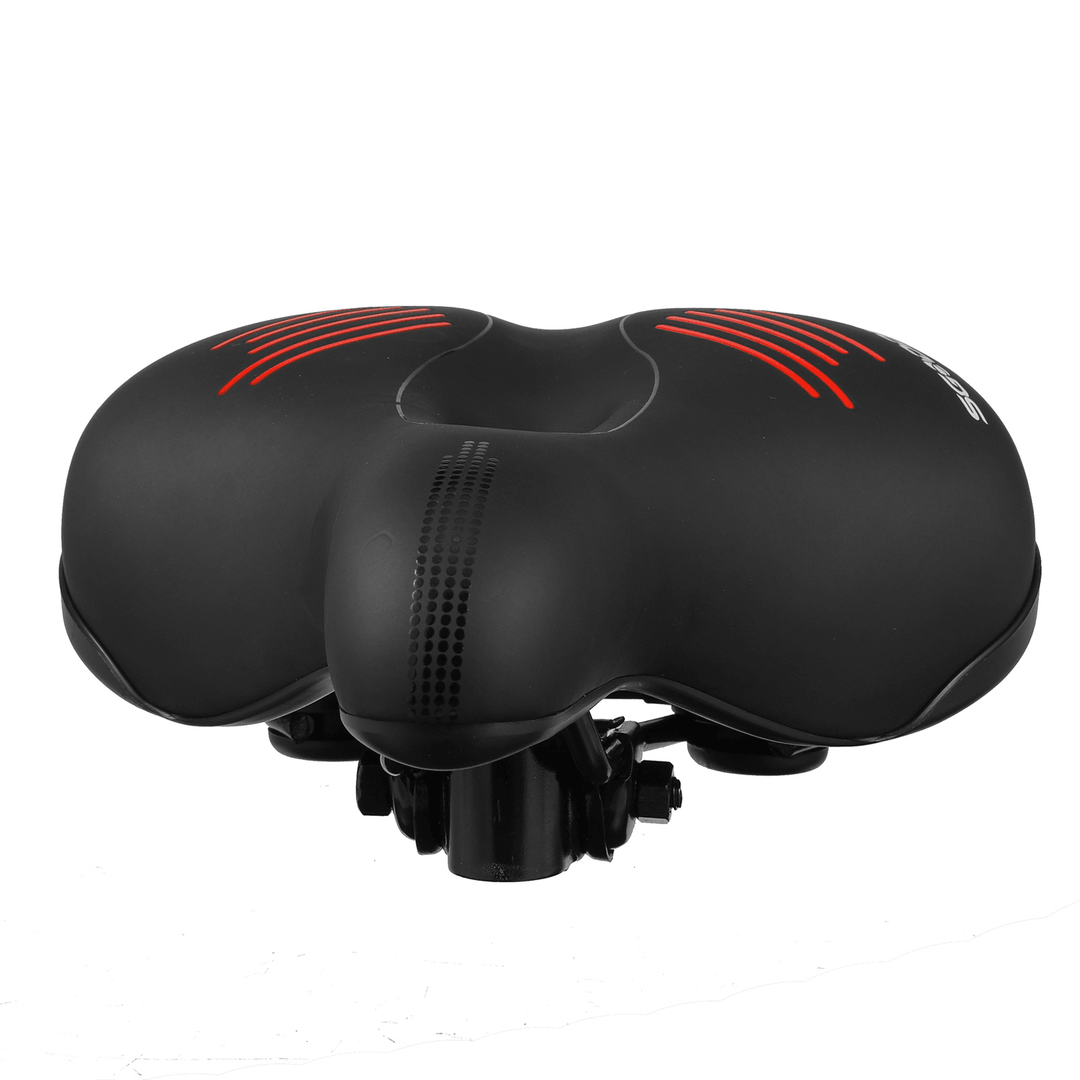 SGODDE Bike Seat Cushion Comfort Breathable Wide Bicycle Saddle for MTB Road Bike with Waterproof Cover