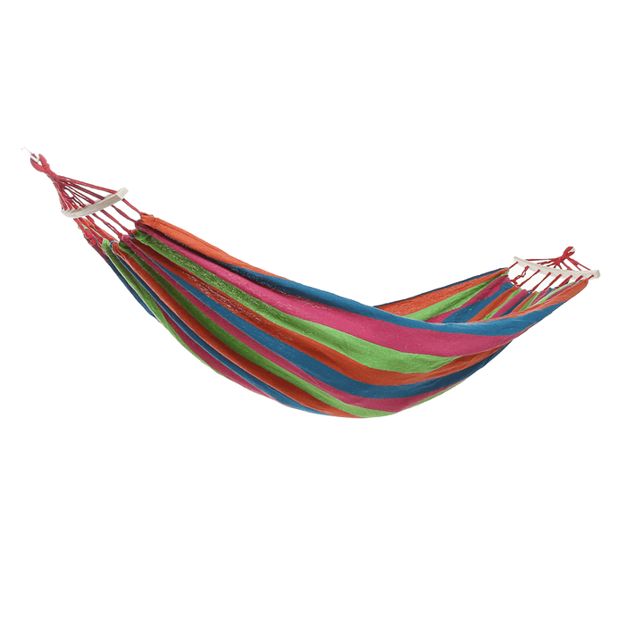 Canvas Hammock Swing Hammock Bed Portable Foldable Outdoor Garden Travel Camping Hammock