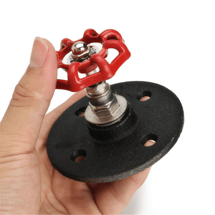 Industrial Retro Iron Pipe Wall Hook Steampunk Clothes Coat Towel Hat Rack Flange Hanger