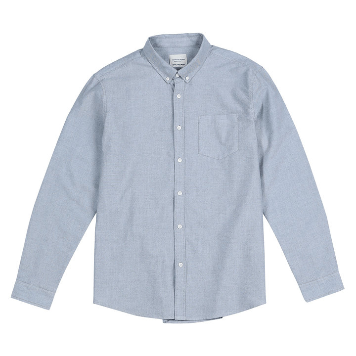 Spring New Cotton Shirt Men'S Bottoming Oxford Shirt