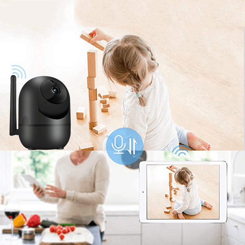 1080P HD Auto Track IP Camera P2P NAS RTSP ONVIF Surveillance Security Monitor Wifi Wireless Mini CCTV Indoor Camera