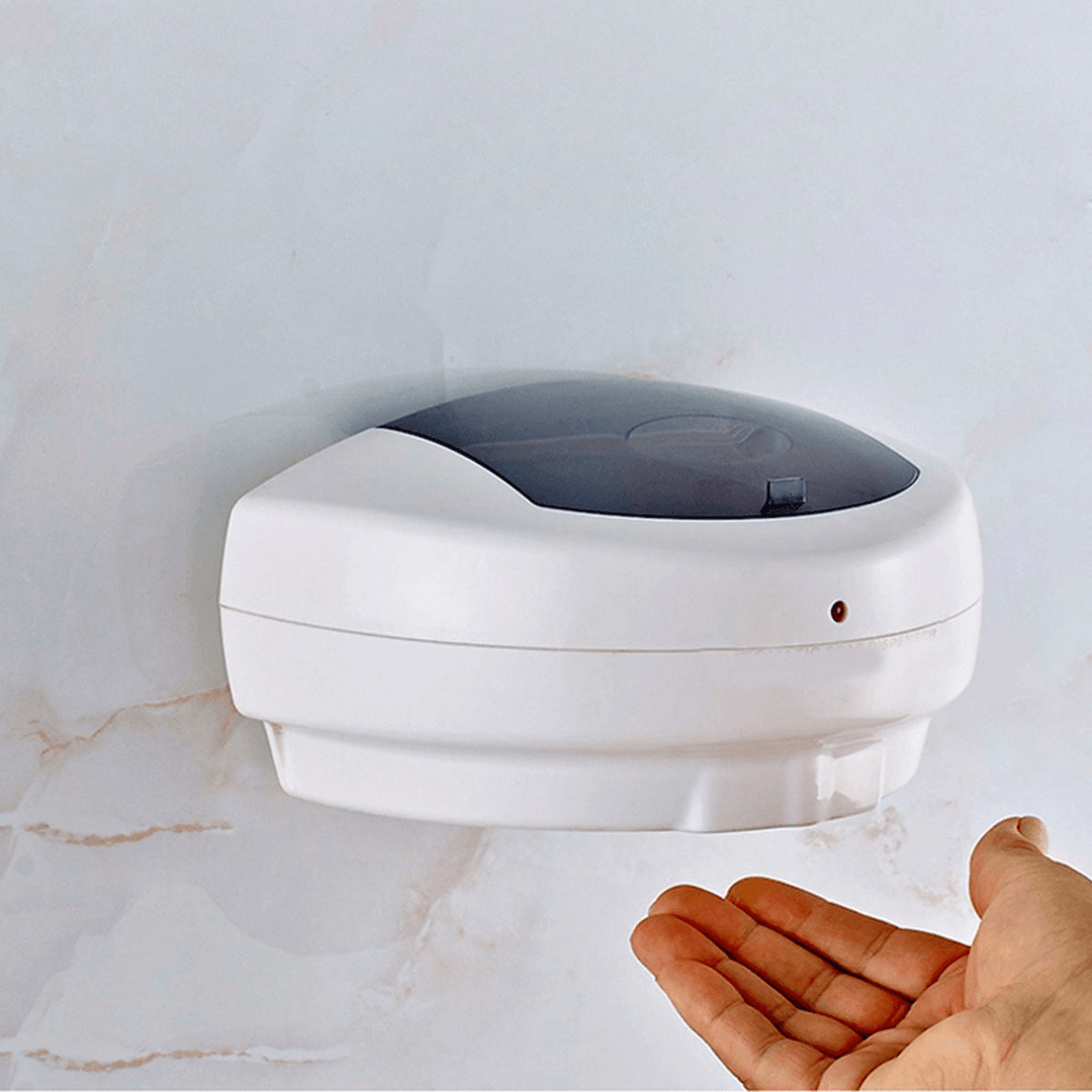 500Ml Bathroom Wall Mounted Automatic Soap Liquid Wash Dispenser Touchless Handsfree Sensor