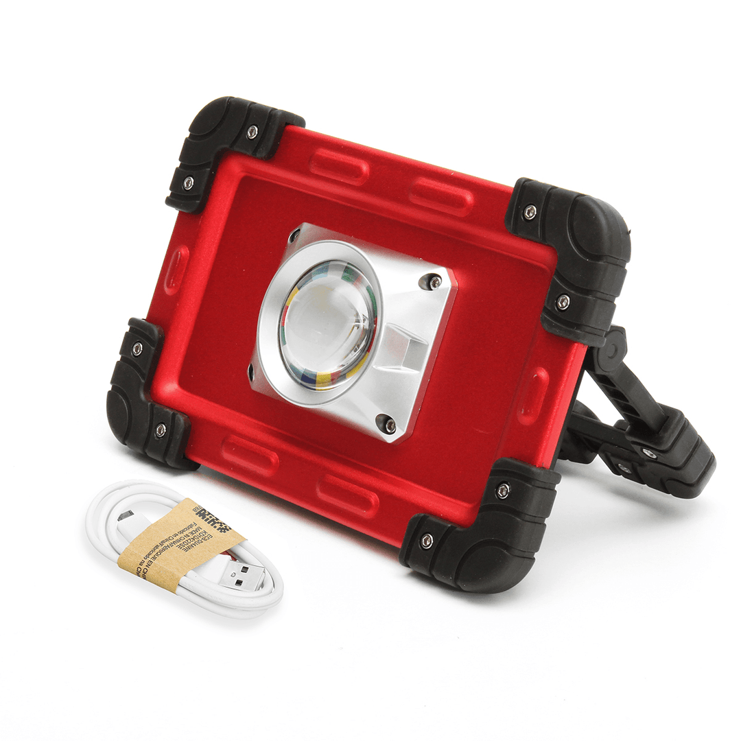 30W 500Lm 69 LED COB Flood Light Waterproof Rechargeable Work Lamp Camping Tent Lantern