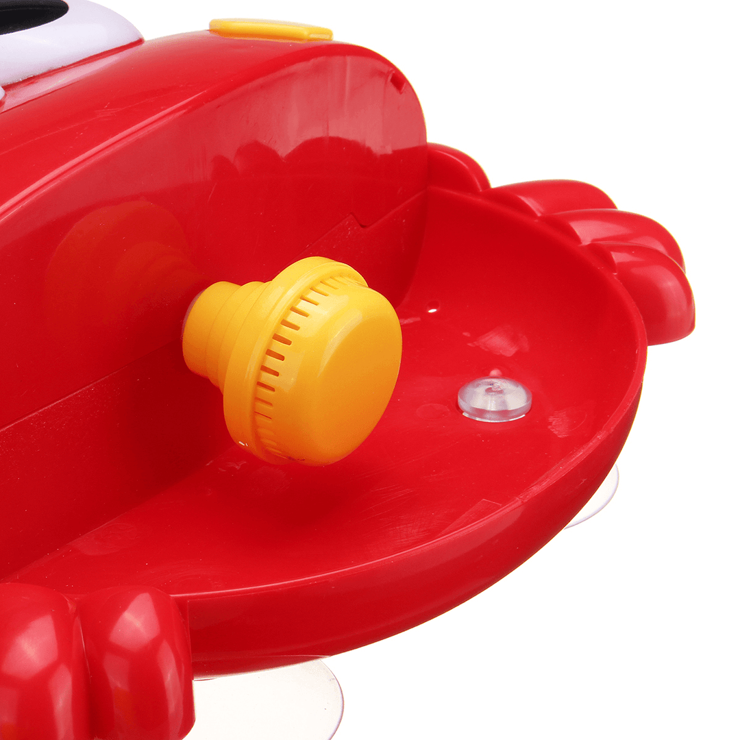 Adorable Crab Bubble Machine Music Bubble Maker Bath Baby Bath Shower Fun Red Plastic Toys