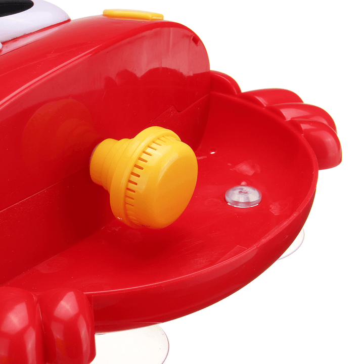 Adorable Crab Bubble Machine Music Bubble Maker Bath Baby Bath Shower Fun Red Plastic Toys