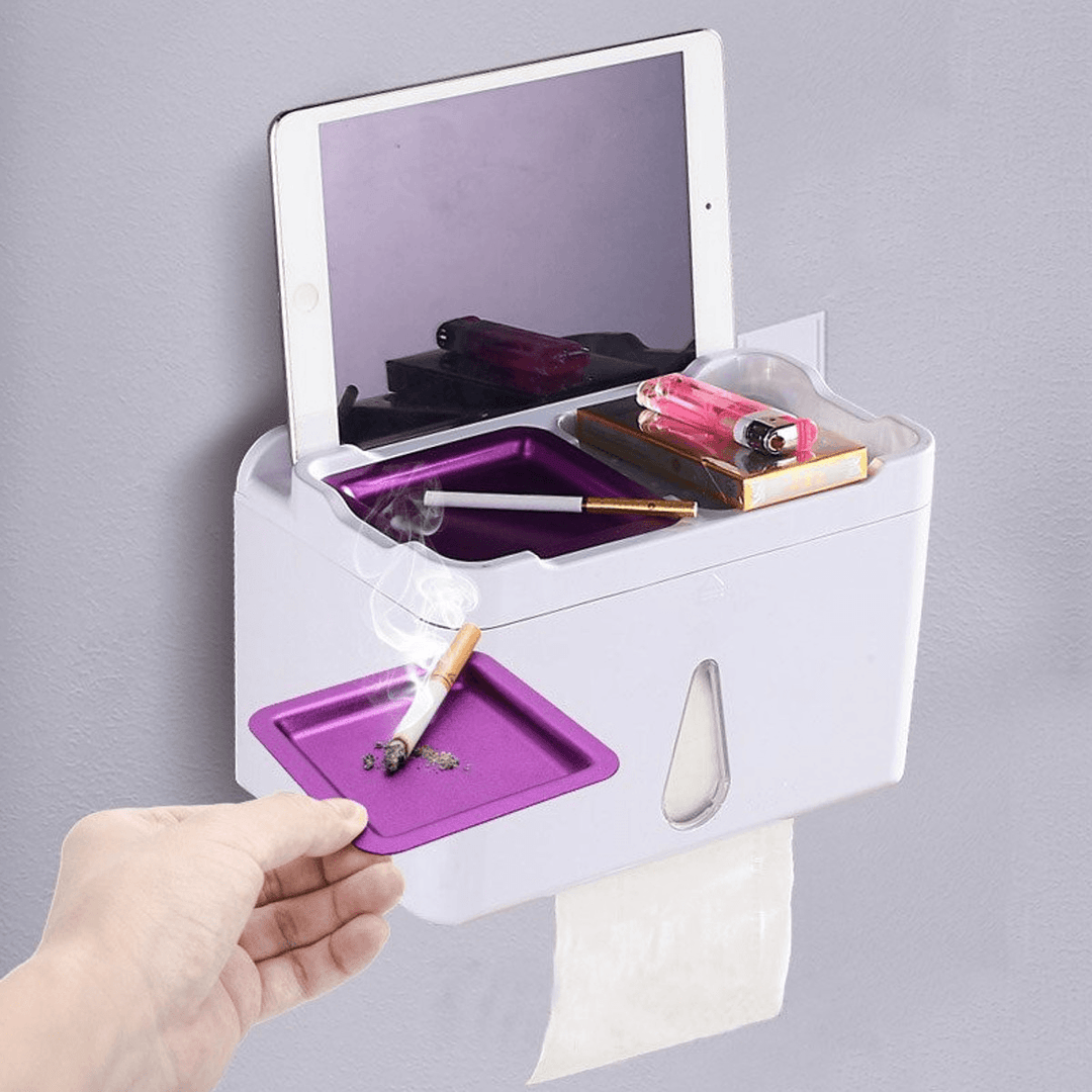 Waterproof Toilet Paper Tissue Holder Bathroom Tissue Box Dispenser