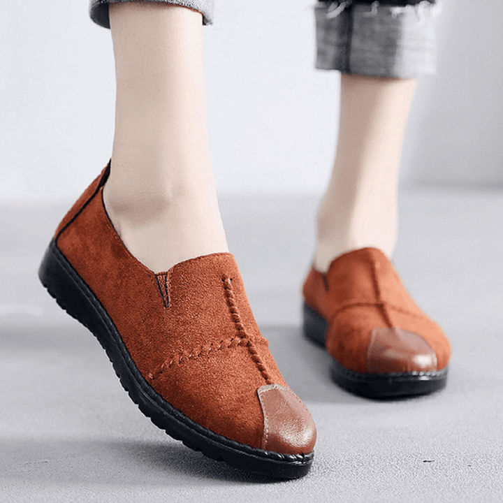 Women Casual Suede Soft Sole Loafers