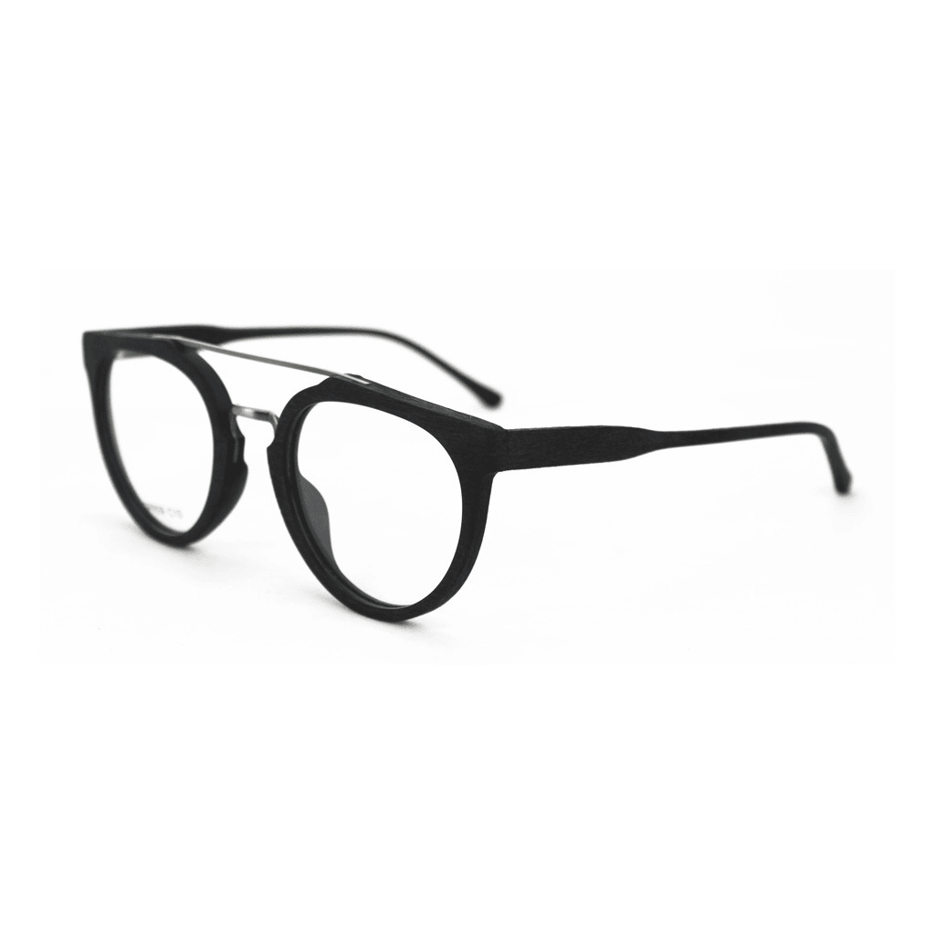 Classic Wood Grain Eyeglass Frame