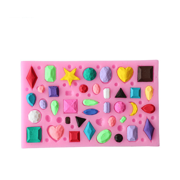 Number Shape Handmade Sucker Stick Chocolate Cake Jelly Candy with Stick Party Decoration Mold