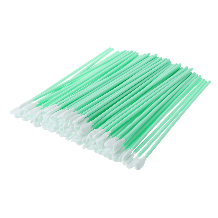 100Pcs Foam Cleaning Swabs Industrial Dust-Free Cotton Swab Sponge Stick Dustproof Rods