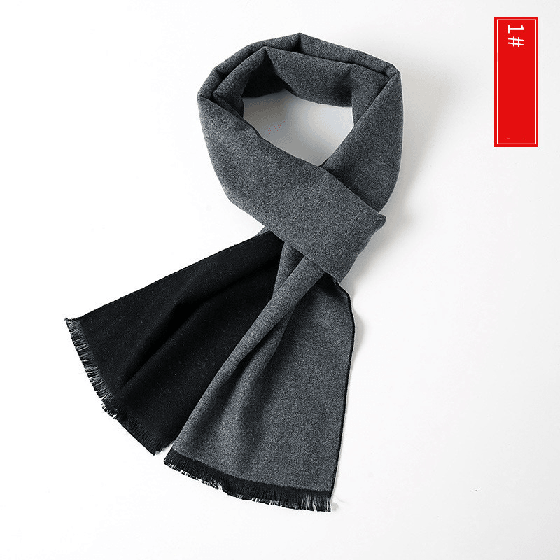 Men'S Extended Cashmere All-Match Warm Scarf