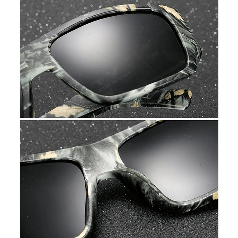 Men Outdooors Sport UV400 Camouflage Polarized Sunglasses