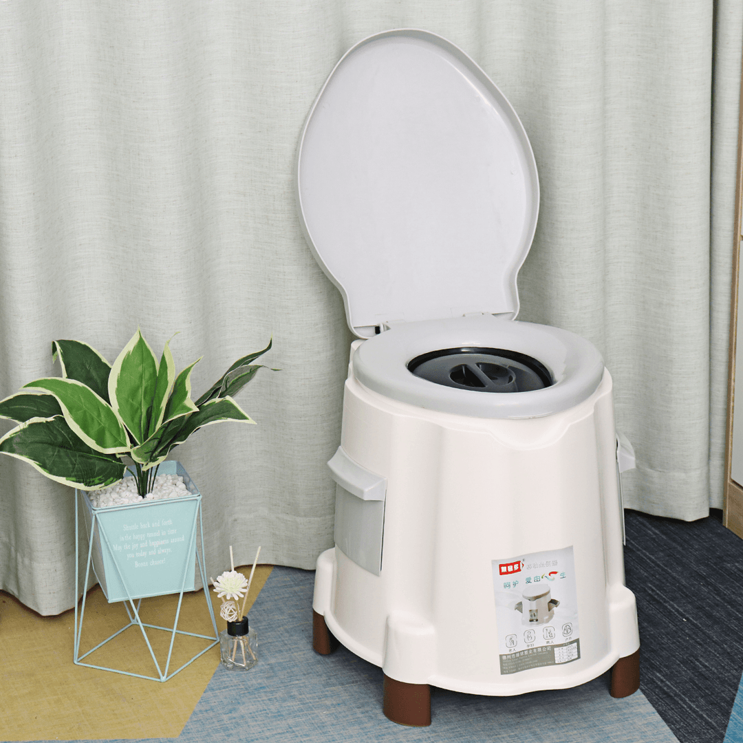 Portable Toilet Seat Old Gravida Home Bath Indoor Removable Potty Commode