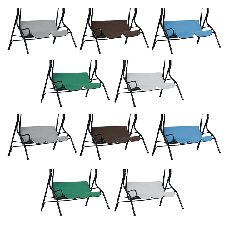 Outdoor Swing Two/Three Seats Cover Rainproof Shade without Top Cover for Actvities