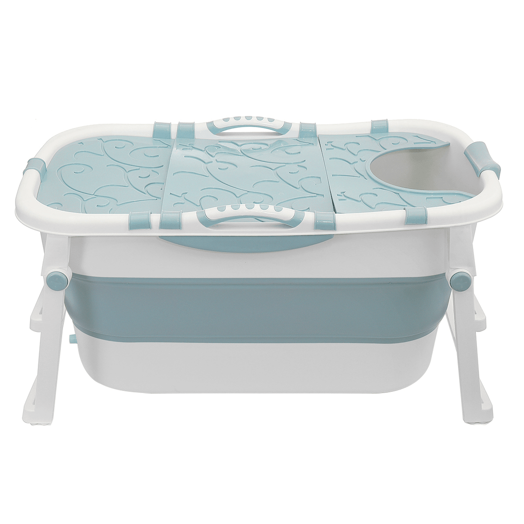 107X59X53Cm Folding Bathtub Portable Bathroom Large Capacity Soaking PVC Tub SPA Tub