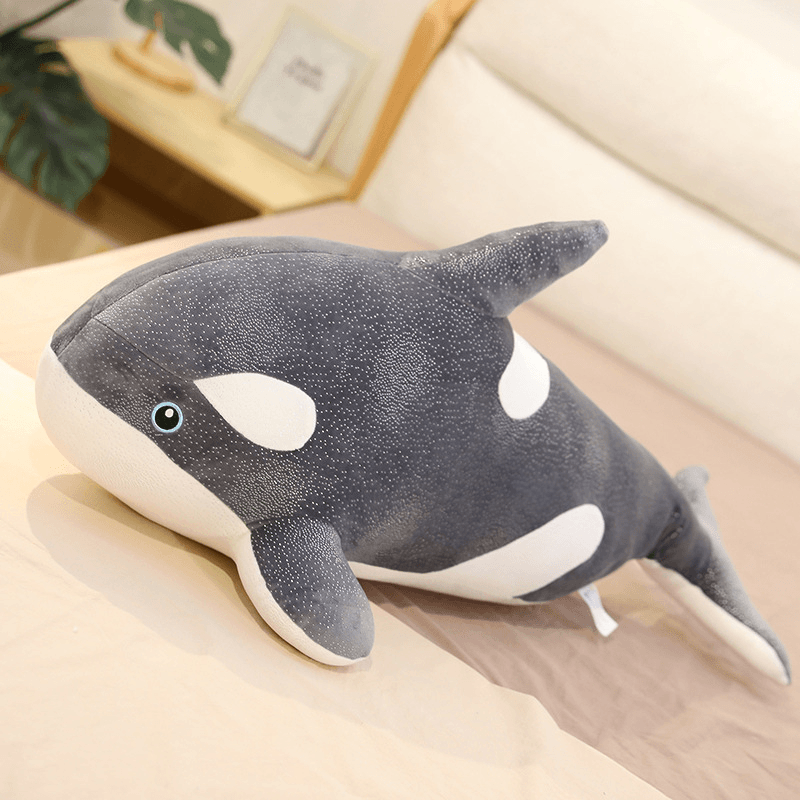 Star Rain Shark and Blue Whale Plush Toy Pillow, down Cotton Soft Doll, Rag Doll