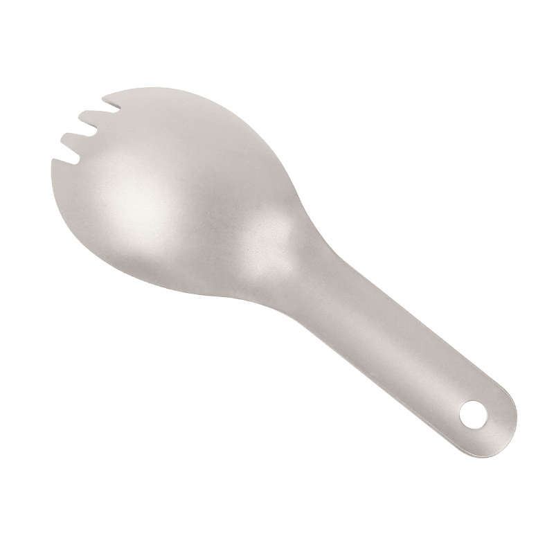 Keith Ti5312 Titanium Short Handle Ultralight Spork Spoon Outdoor Camping Picnic Children Tableware