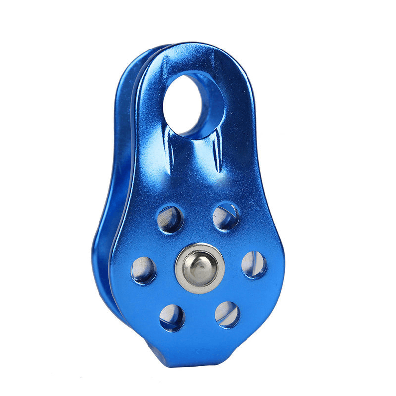 XINDA AL8610 Aluminum Alloy Single Fixed Climbing Pulley Rescue Aloft Work Rappelling Equipment