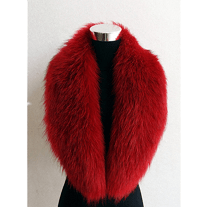 Ladies Shawl Warmth Thickened Faux Fur Scarf