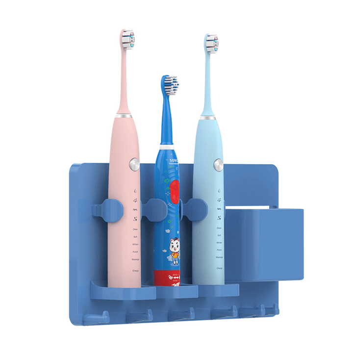 Jordan&Judy Adjustable Toothbrush Holder Toothpaste Storage Rack Shaver Tooth Bathroom for /Soocas/Oclean/ Toothbrush From