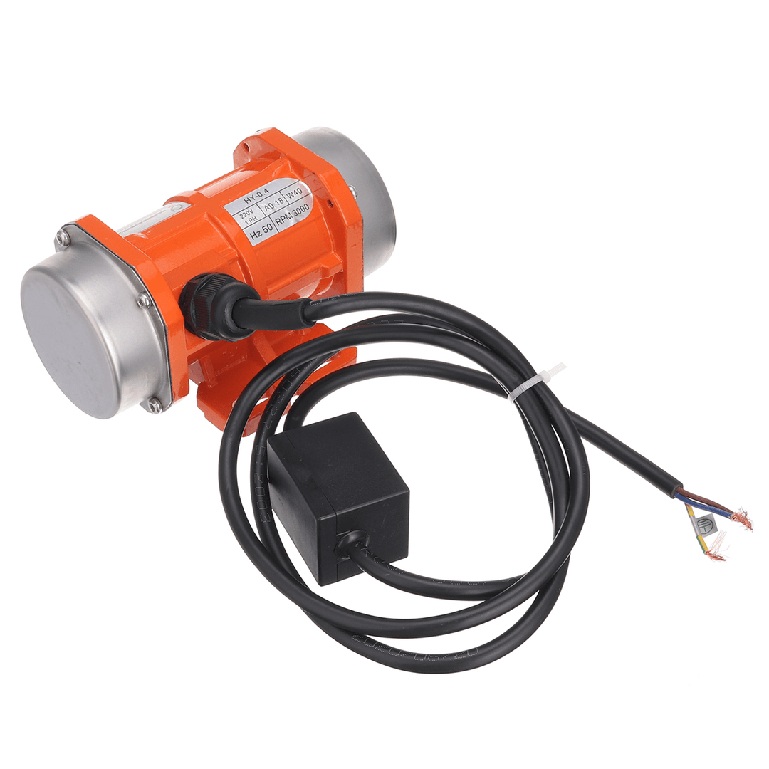 20/40/60W Concrete Vibrator Vibration Motor 220V 3000Rpm Single Phase Aluminum Alloy for Shaker Table Vibrating