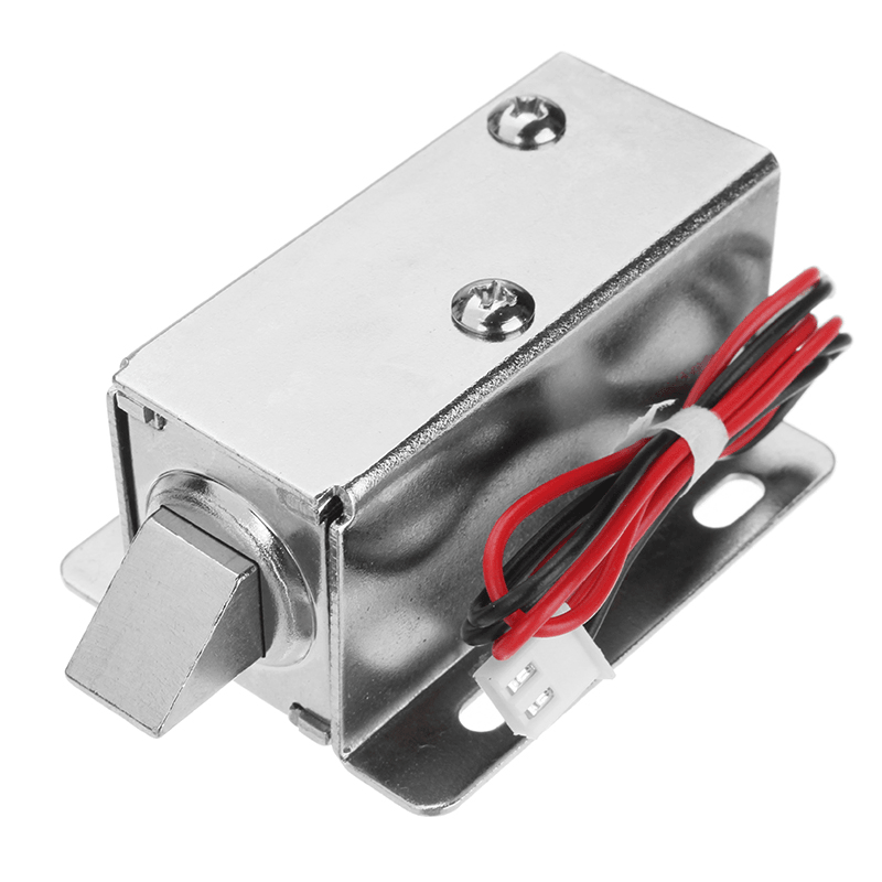 12V DC 0.65A Electric Lock Assembly Solenoid Cabinet Drawer Door Lock Tongue Latch