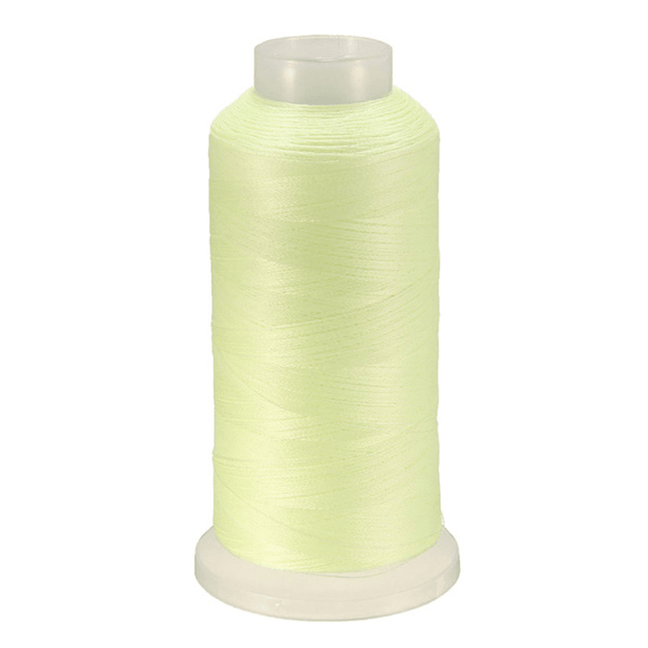 3000 Yards Polyester Glow Thread Spool Cross Stitch Knitting Sewing Embroidery Luminous Threads - MRSLM